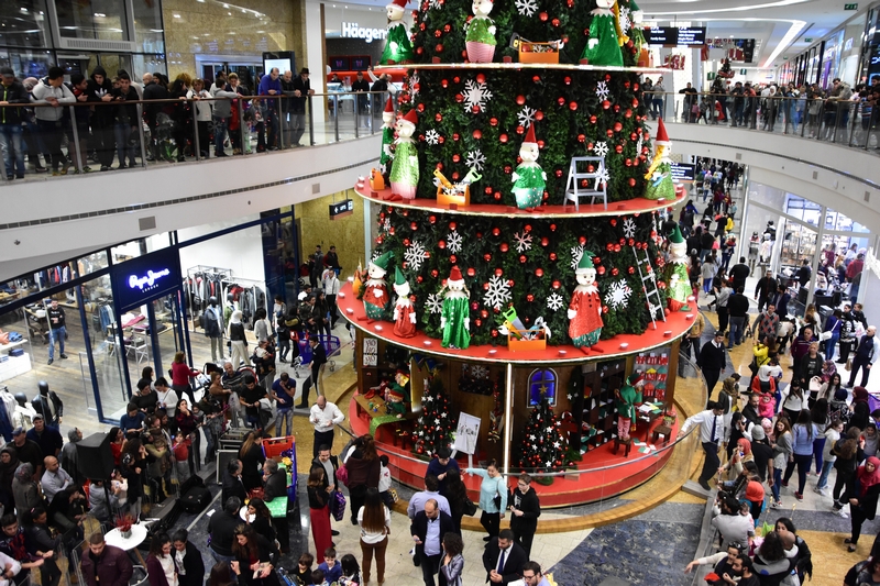 City Centre beirut lighting of the Christmas tree